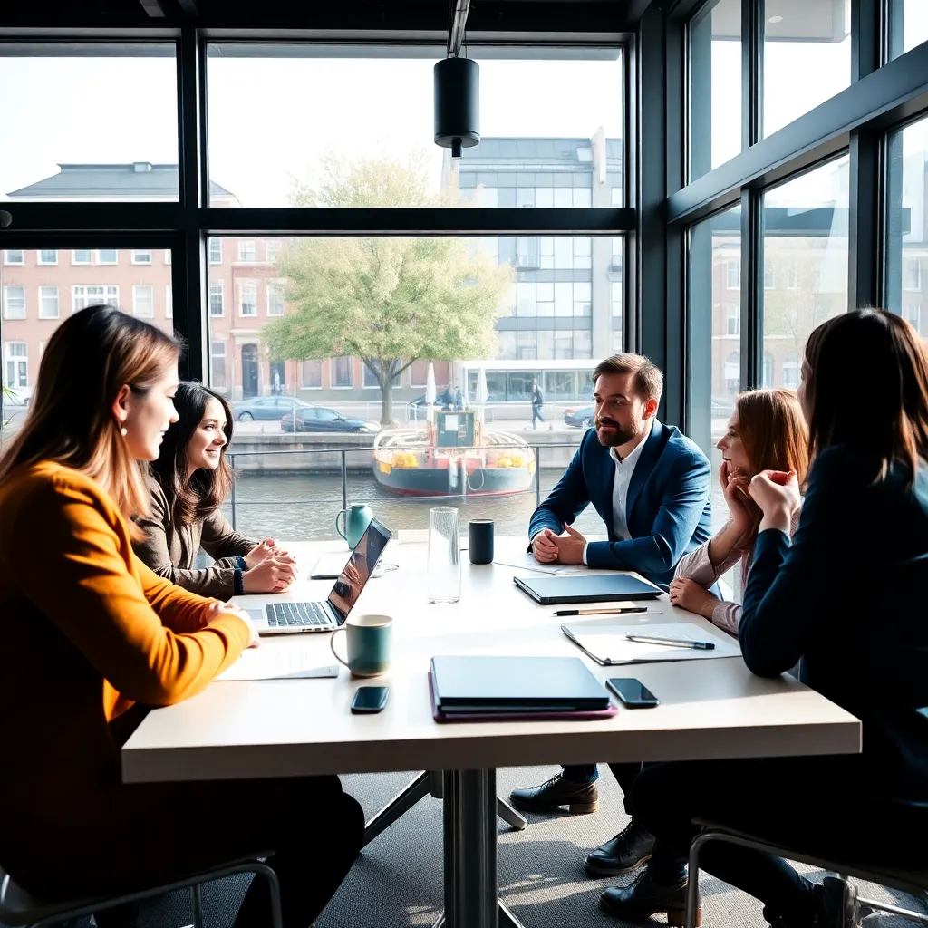 Nederlandse ondernemer werkt aan financieel plan