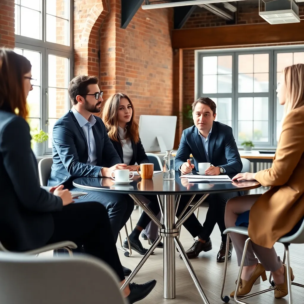 Nederlandse zakelijke bijeenkomst met informele sfeer