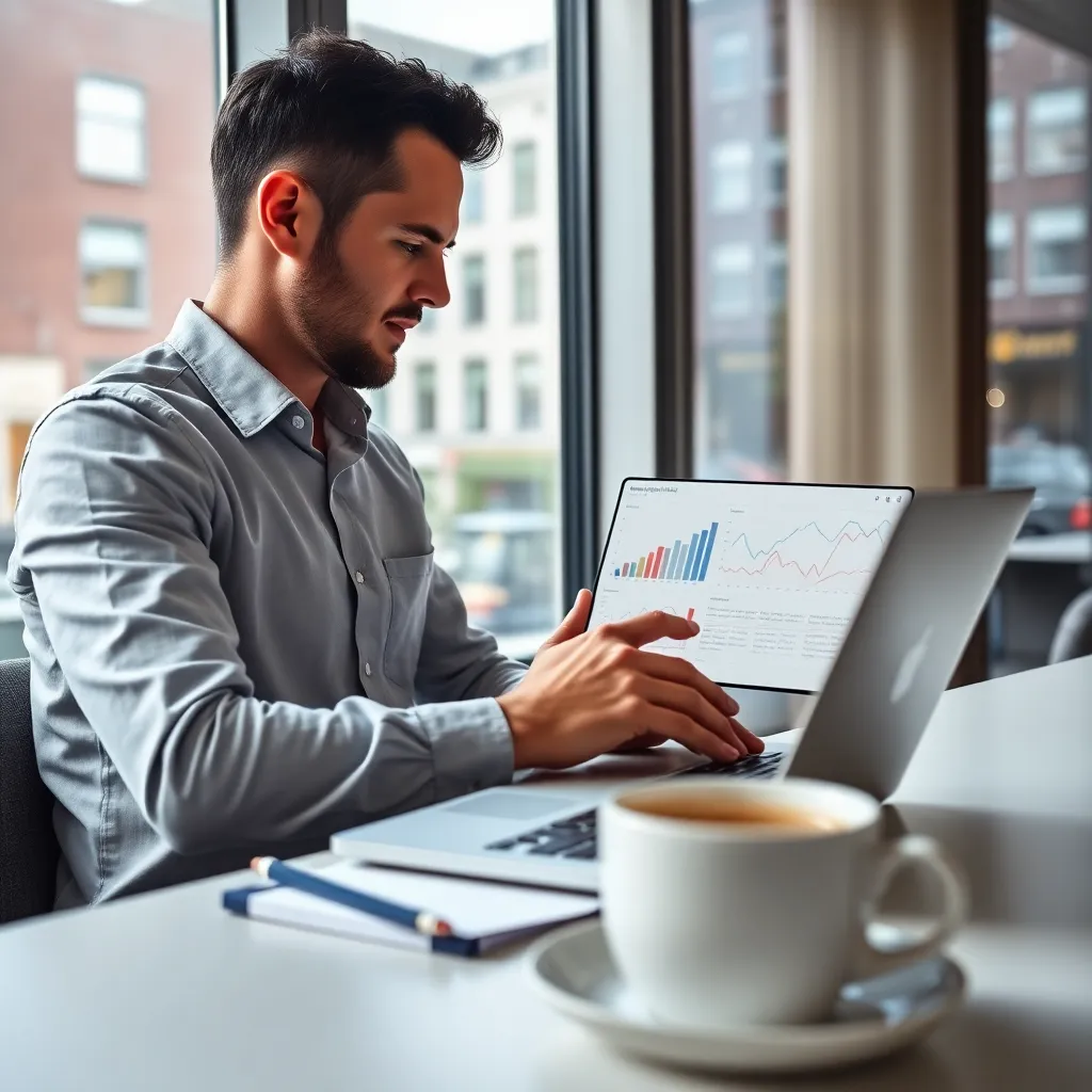 SEO specialist werkt aan Nederlandse zoekwoordenonderzoek